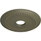 Ekena Millwork Classic Ceiling Medallion (Fits Canopies up to 12 3/4"), 18 5/8"OD 4"ID x 1 1/8"P, Spartan Stone CM19CLSSF - alternate 2
